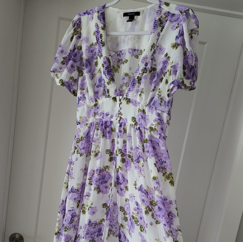 Floral Cover-up Dress